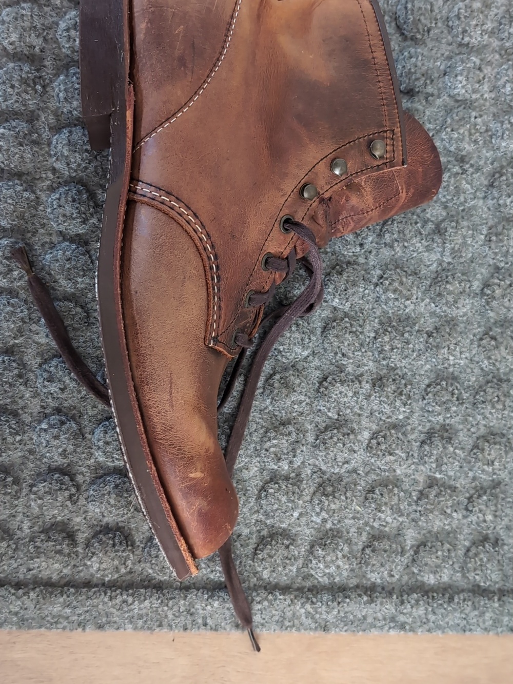 Red Wing Heritage Men's Six-Inch Boots Brown Size 13 Made In USA - Picture 7 of 8